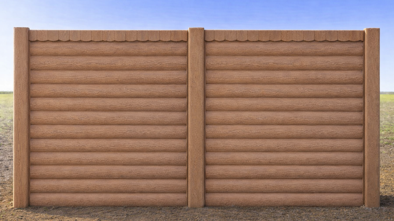 Betonska panelna ograda oblica - BIJOSS Novi Sad