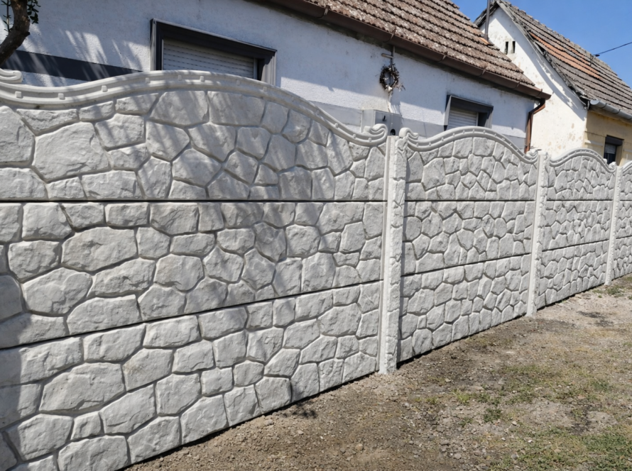 Panelna betonska ograda krupan kamen - proizvodnja