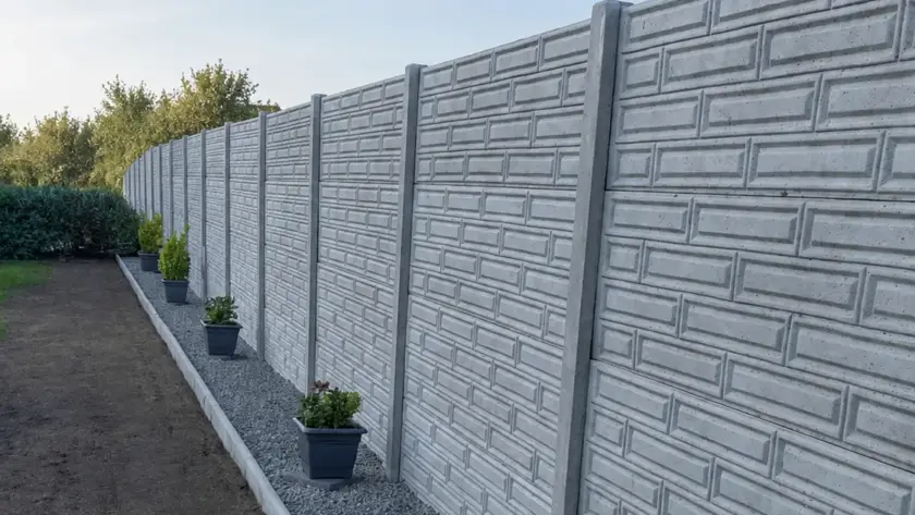 Betonska ograda Nova moderna ciglica standard — Novi Sad